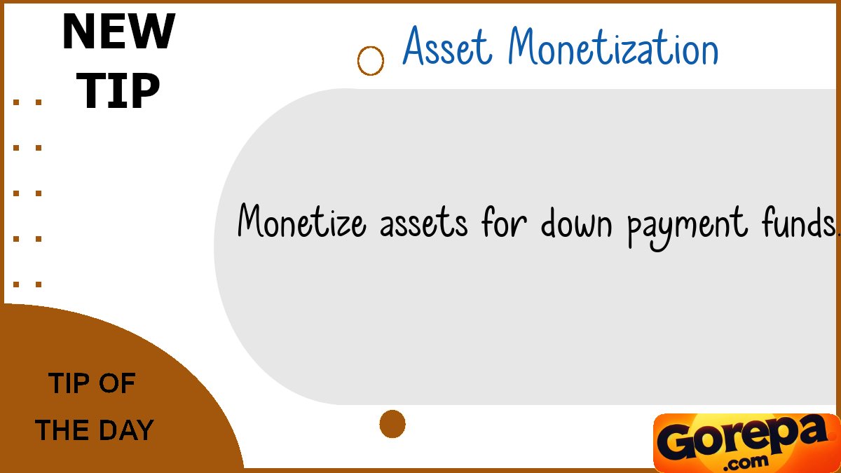 GorepaAnalytics's tweet photo. Monetize assets for down payment funds.

https://t.co/Pr6mcWqXA4

#RealEstateTips #renthomes #investment #realestateguide #RentalProperties #miamirealestate #buyrealestateandwait https://t.co/Za6qmfw4zg