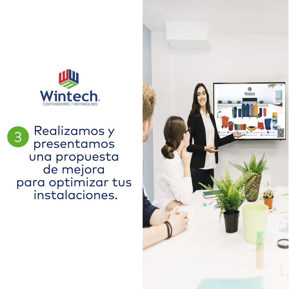 WintechMx's tweet photo. 🔴Presentamos nuestro nuevo enfoque en proyectos
En Wintech desarrollamos proyectos diseñados para optimizar la gestión de residuos en las empresas, ofreciendo soluciones adaptadas a cada espacio y necesidad.

#proyectos #contenedoresdebasura #rotomoldeo #basuracero https://t.co/4UJ7O4bw5e
