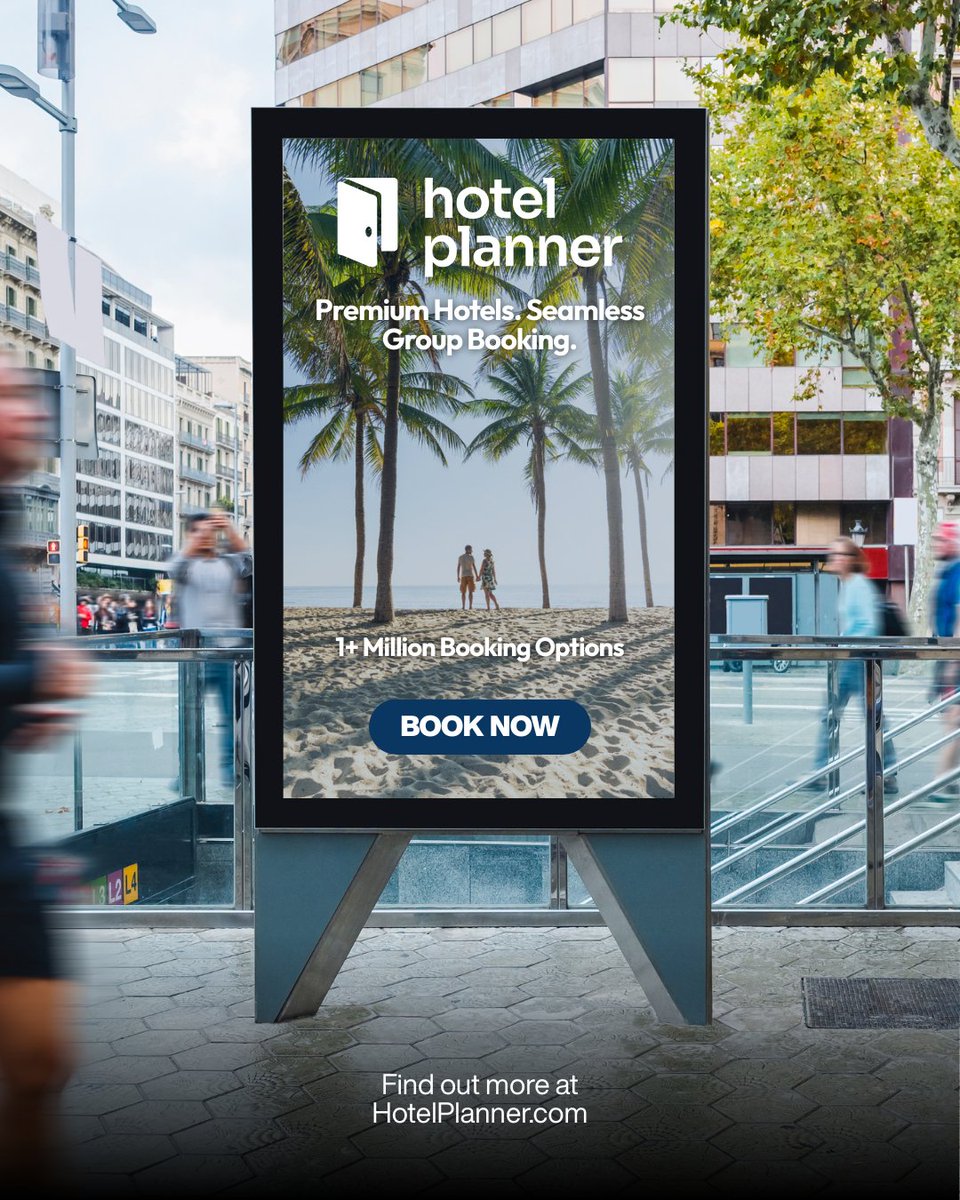 hotelplanner's tweet photo. Elevate your group travel with HotelPlanner! 🌍✨ Over 1M hotels, exclusive rates, and seamless bookings for any occasion. Plan smarter at https://t.co/Mp4cRFPl0Z #GroupTravel #HotelDeals https://t.co/imEYH3izXZ