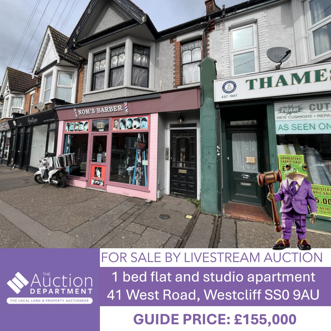 TheAuctionDept's tweet photo. A ONE BED FLAT AND A STUDIO WITH A GUIDE PRICE OF JUST £155,000
TO BE OFFERED IN OUR MARCH AUCTION
CLICK THE LINK BELOW FOR FULL DETAILS
https://t.co/cq0L2GW14J https://t.co/789ZgPZloB