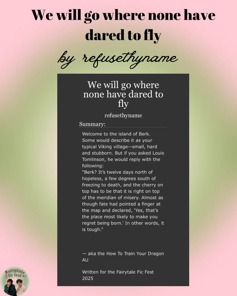 Fairytale Fic Fest 🧚‍♀️ tweet media