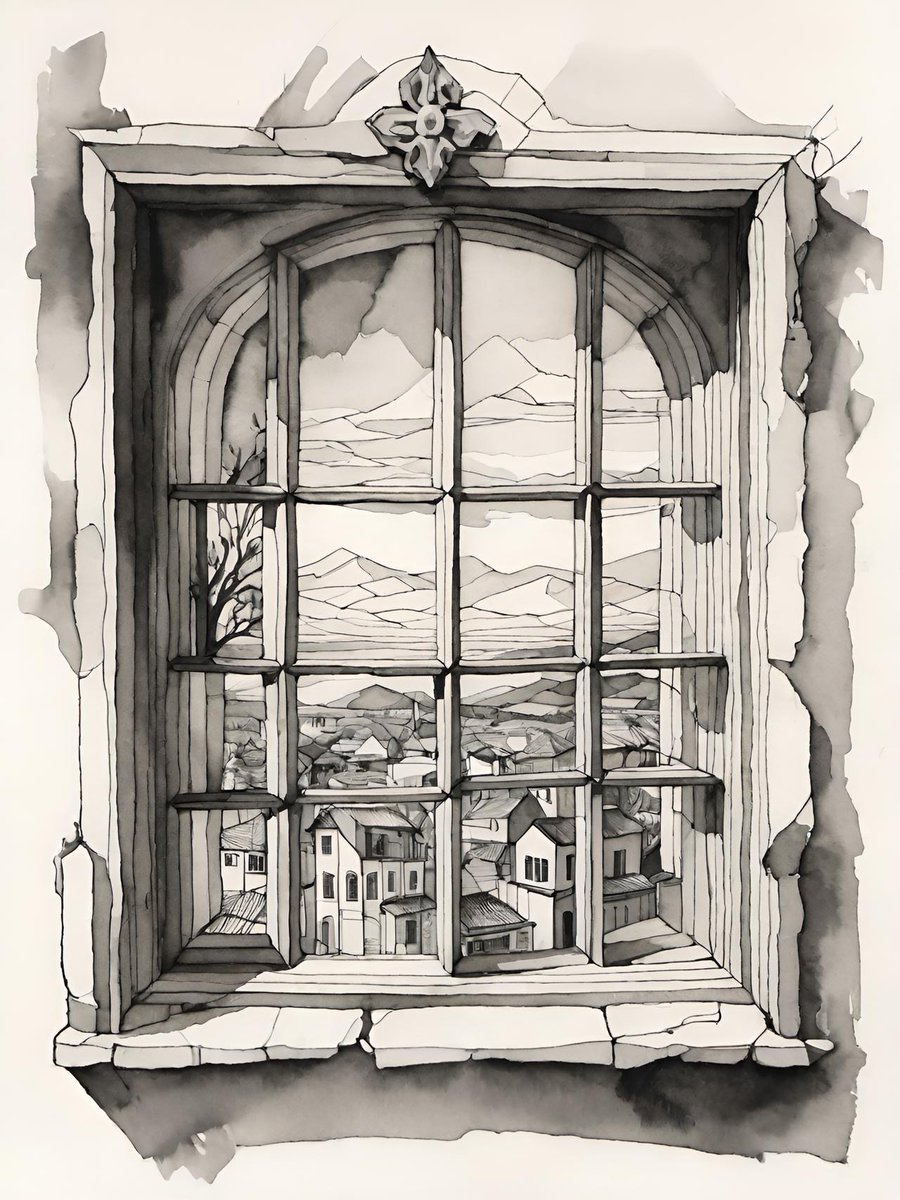 DachmanArt's tweet photo. Window to Yesterday
#windowart #cityview #architectureart #villageart #urbansketch #AI #aiart #watercolor #artdaily #cityscape #inkart https://t.co/PfsRwfduTm