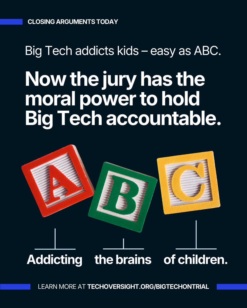 The Tech Oversight Project tweet media