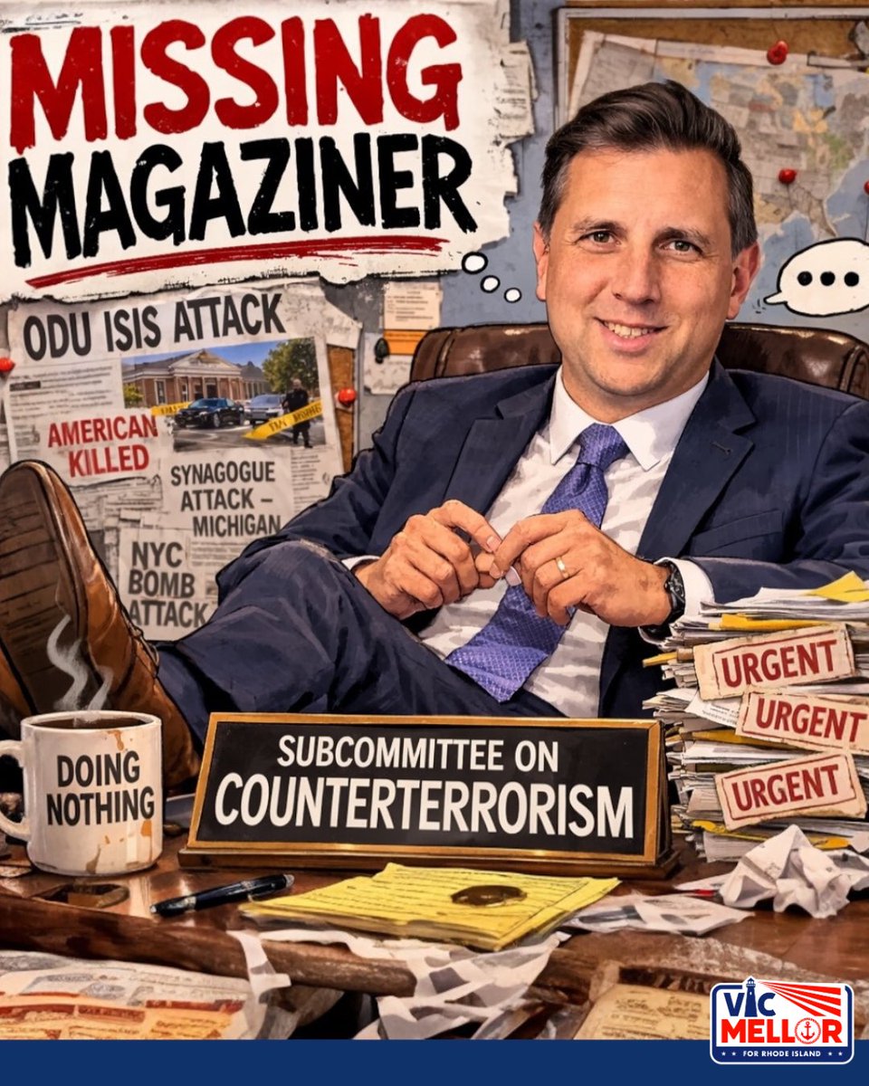 My opponent, Seth Magaziner, sits on the House Homeland Security Subcommittee on Counterterrorism. That’s not a title — that’s a responsibility. An important one.

Yesterday, two terrorist attacks on American soil. This was exactly the moment that job was made for.

We’ve heard