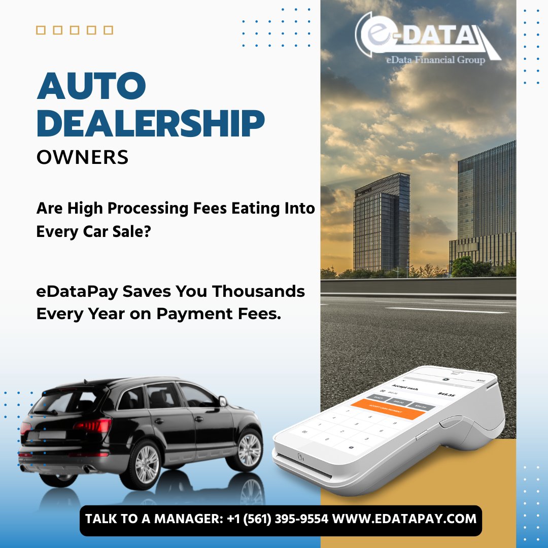 Good news for every auto dealership owner in the US reading this.
Every car you sell is a big ticket transaction. Every down payment. Every deposit. Every finance fee paid by card has a processing percentage disappearing before it reaches you. On a $5,000 down payment that is ...