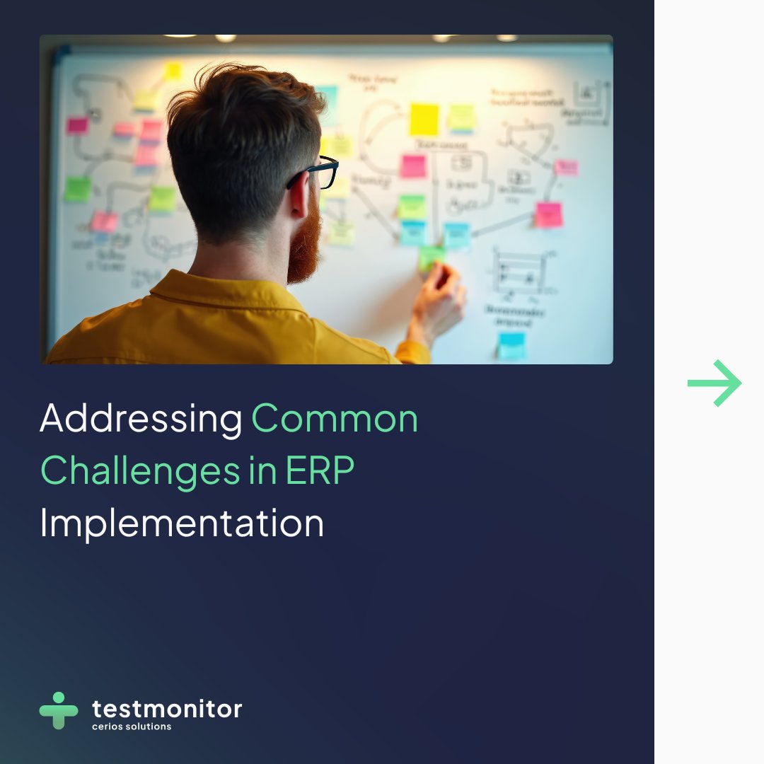 TestMonitorHQ's tweet photo. ERP implementations don’t fail randomly. Instead, they fail when common hurdles are ignored. 

Learn five common ERP challenges and how structured #TestManagement helps avoid them. 

https://t.co/zJzC2leLCO

#ERPImplementation https://t.co/4ccI5emDYx