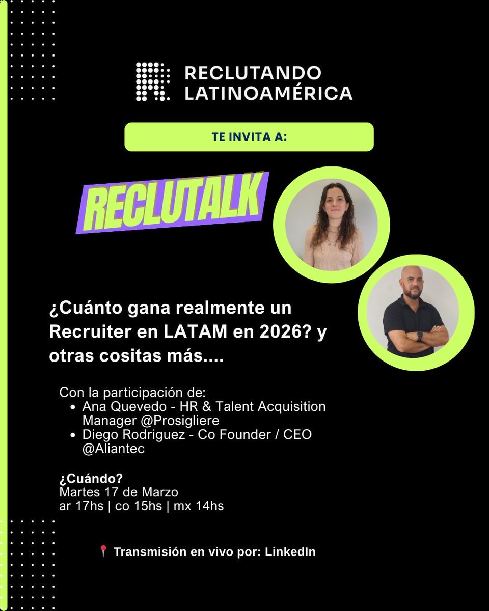 Reclutando Latinoamérica tweet media