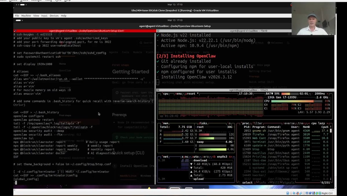 fabiopedrazzoli's tweet image. Part 1 of 2 - Openclaw: How to Start SECURE and FOR FREE! (no huge bill surprises)

youtube.com/watch?v=7GPUaJ…

#Openclaw #Secure #Sandbox #Linux #VirtualBox