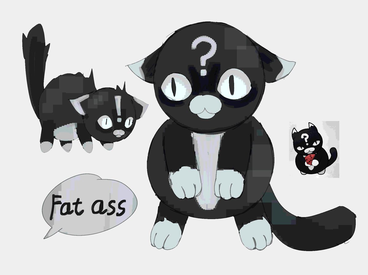 Kat but with a roundworm in her butt tweet media