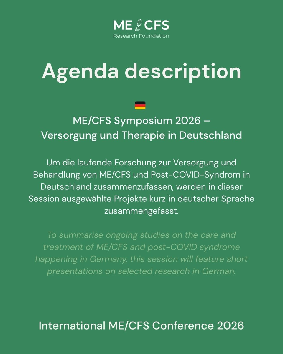 ME/CFS Research Foundation tweet media