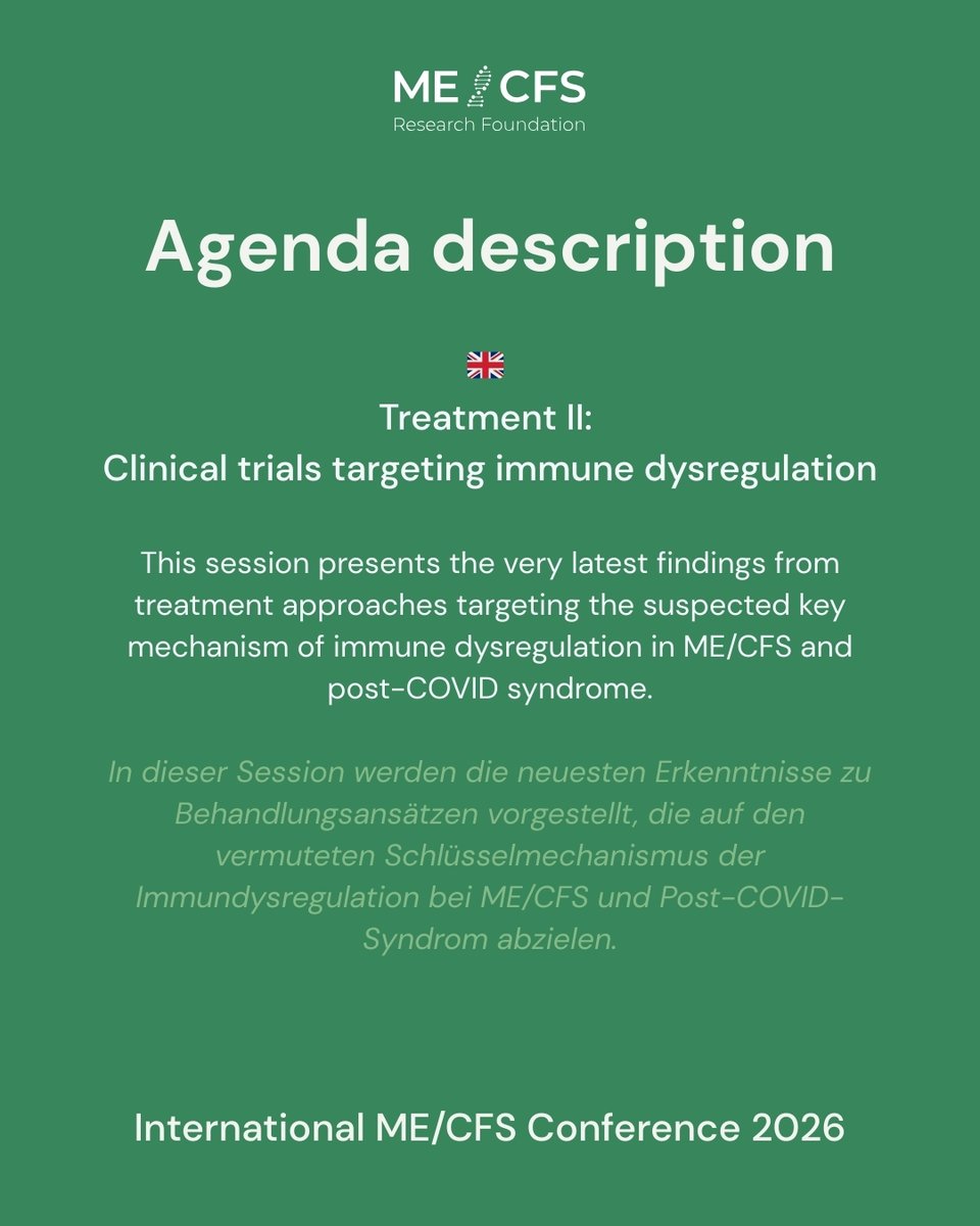 ME/CFS Research Foundation tweet media