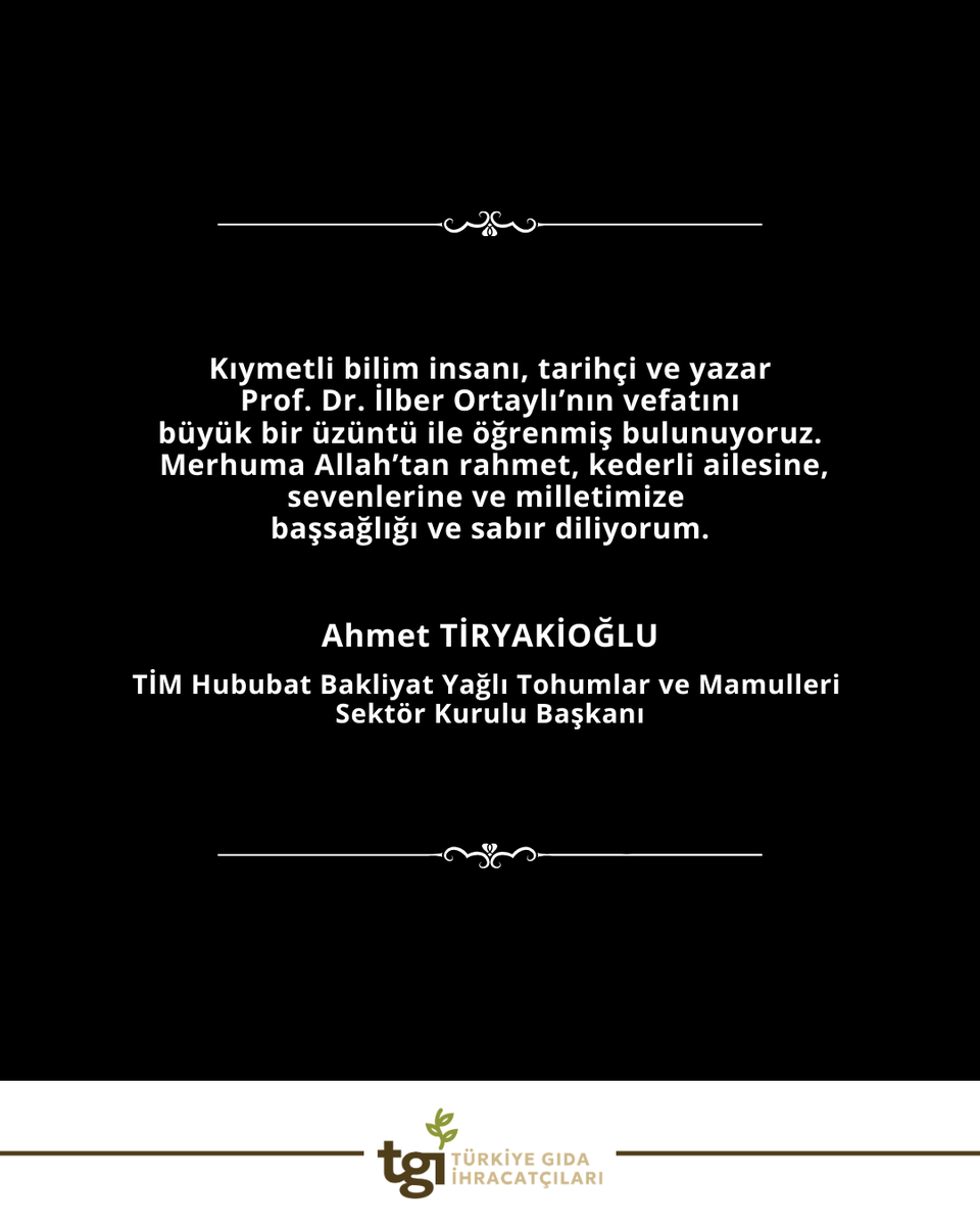 Türkiye Gıda İhracatçıları tweet media