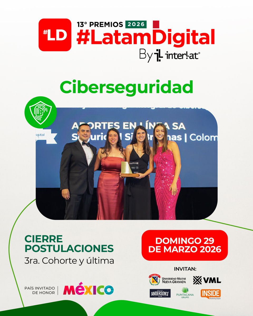 13º Premios #LatamDigital 2026 By Interlat tweet media