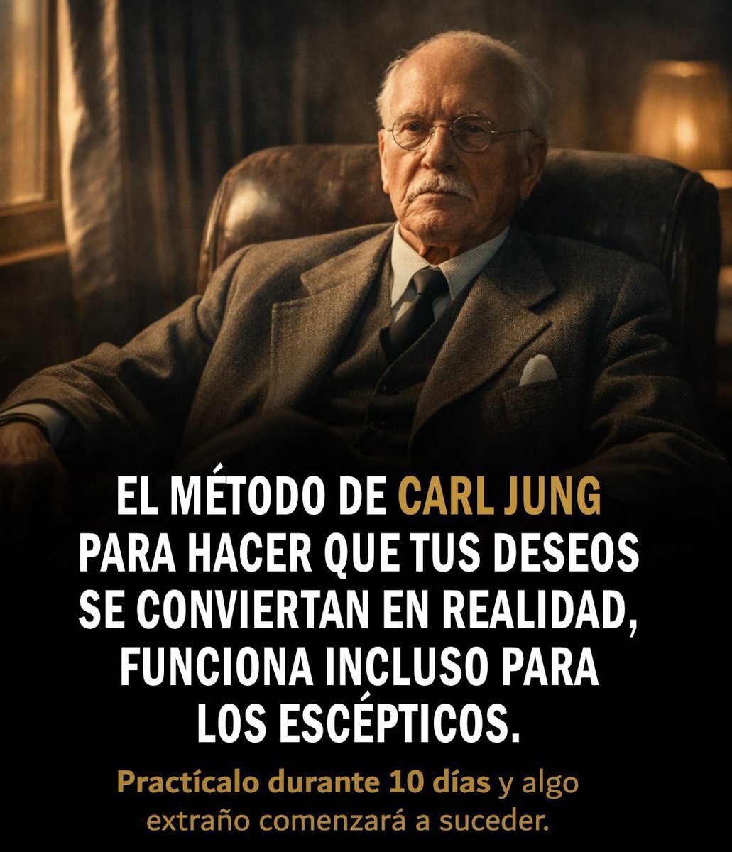 Mundologika's tweet photo. El método de Carl Jung para hacer que tus deseos se conviertan en realidad, funciona incluso para los escépticos.

---HILO--- https://t.co/gPhfeNR00a