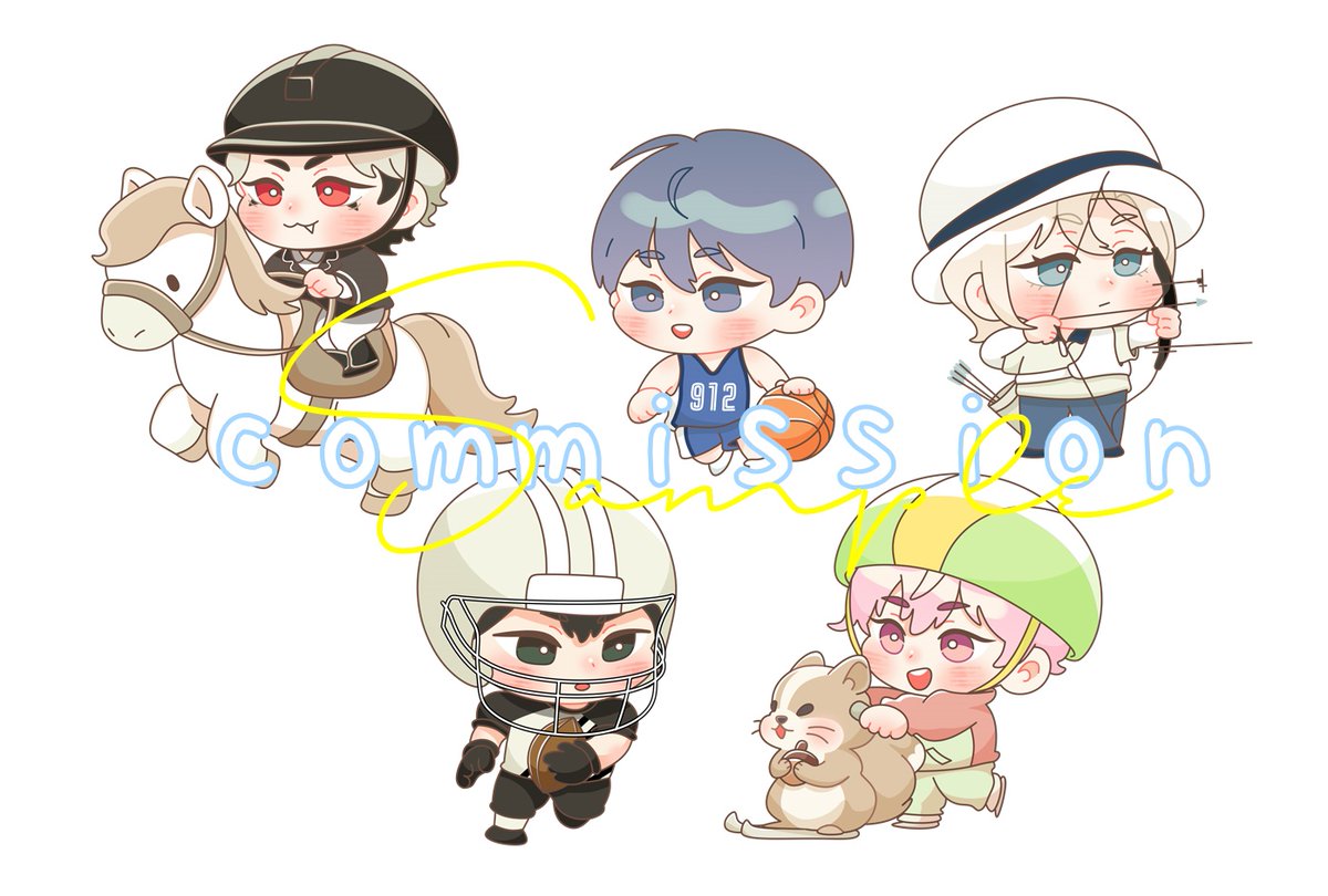 commission 💙💜💗❤️🖤