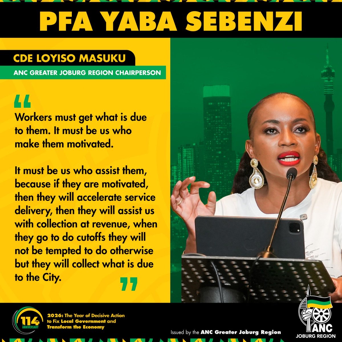 ANC Greater Joburg Region tweet media