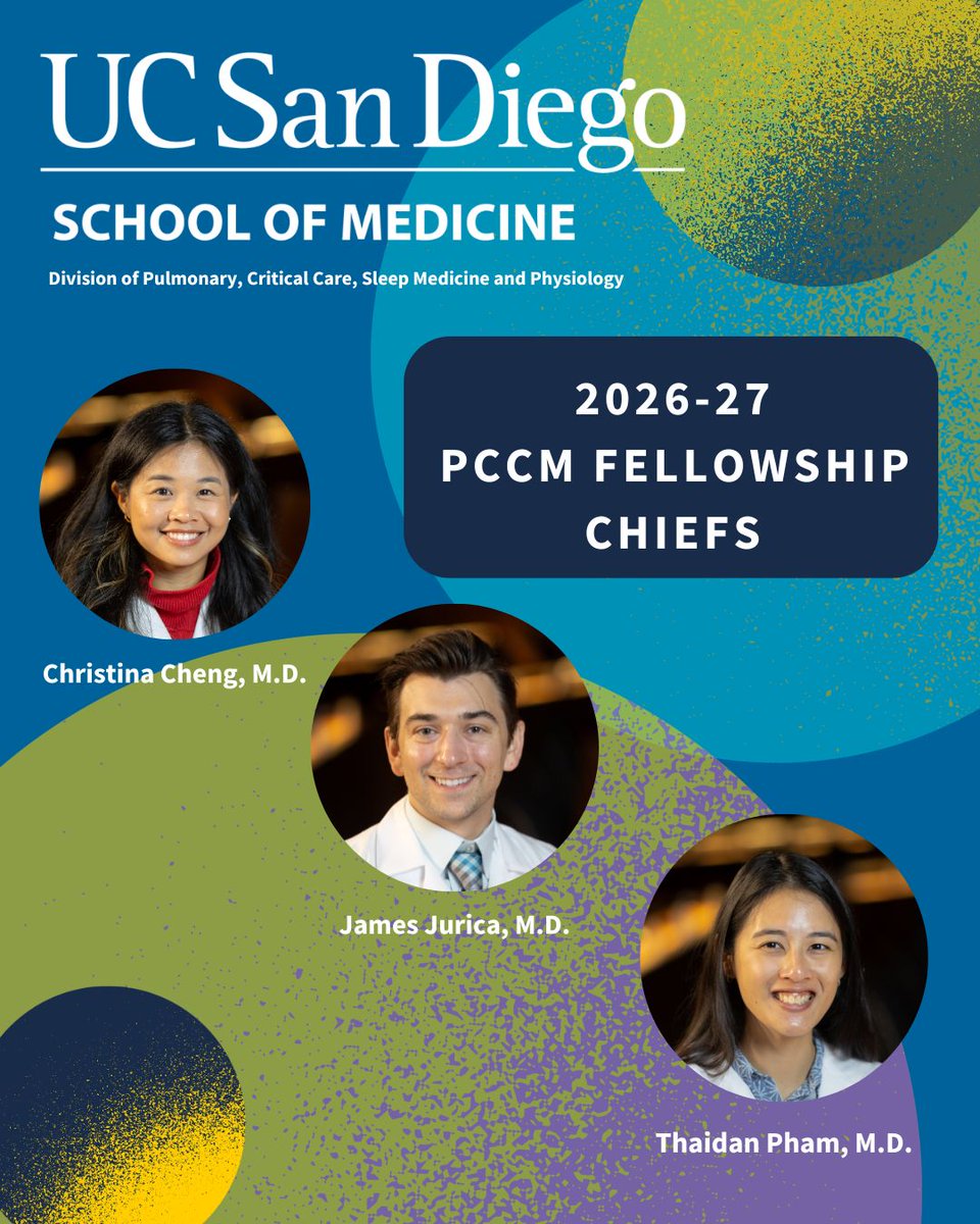 UCSD Pulmonary, Critical Care, Sleep, & Physiology tweet media