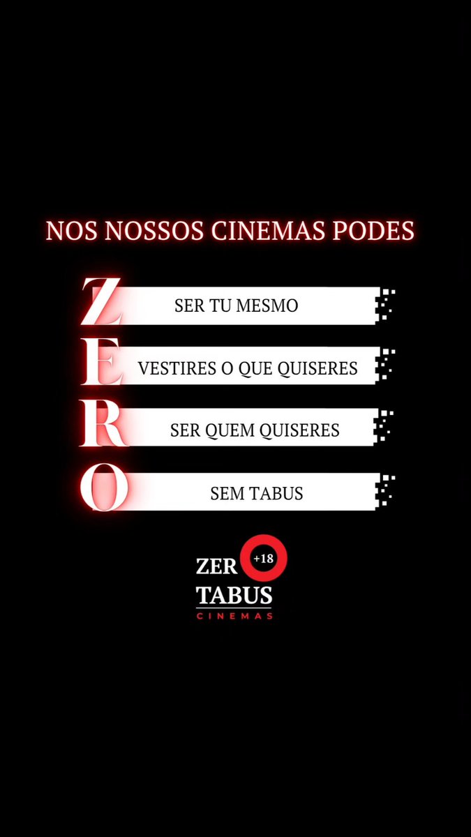 Cinemas Zero Tabus tweet media