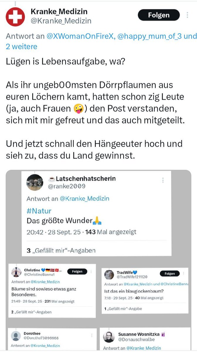 dersvenii's tweet photo. @Kranke_Medizin Soso, @tempovoyager und @Kranke_Medizin . Der Typ, der Frauen beleidigt. https://t.co/rNEONSEOdS