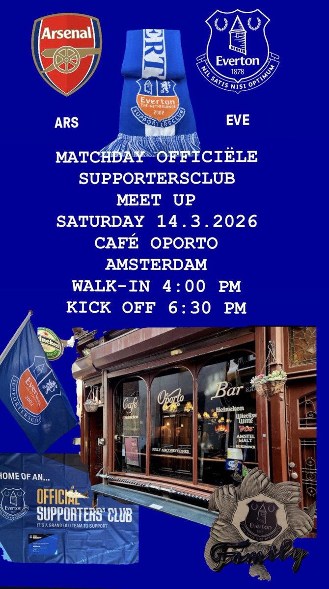 Everton FC Supporters Club the Netherlands tweet media