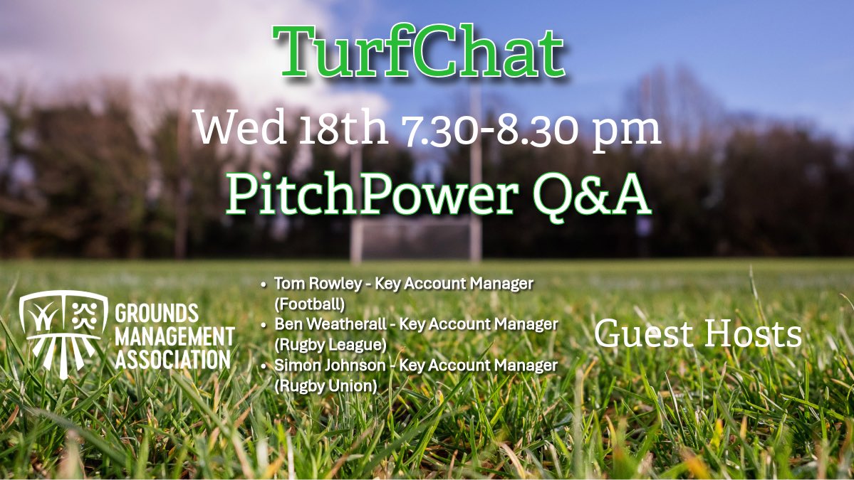turfcareblog's tweet image. This coming Wednesday, everyone welcome to join on this link - turfcareblog.com/turf-chat/

#turfchat  #grassrootssport #turfcareblog