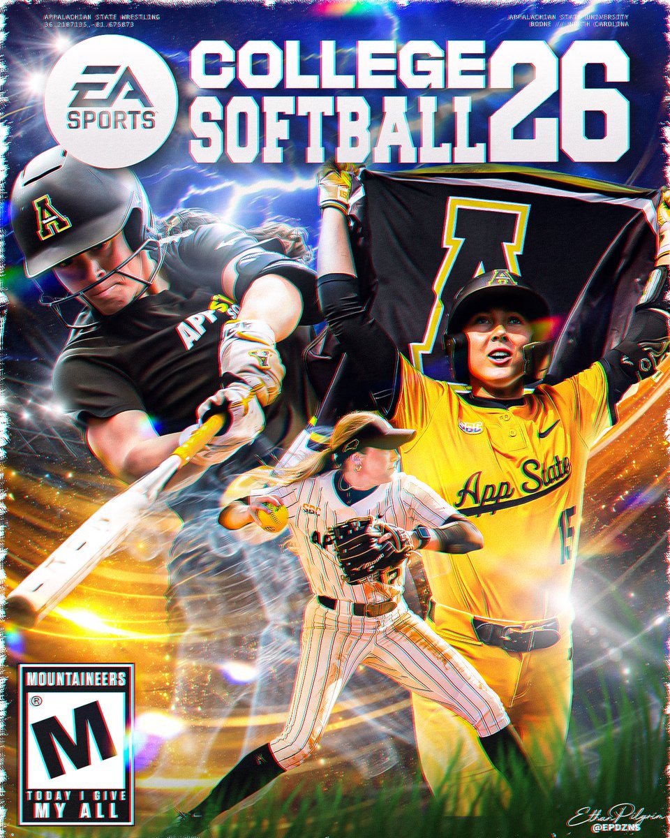 _EthanPilgrim's tweet photo. Some more recents for my AppState Sports College EA Cover Series https://t.co/DTKJJ0oUBa
