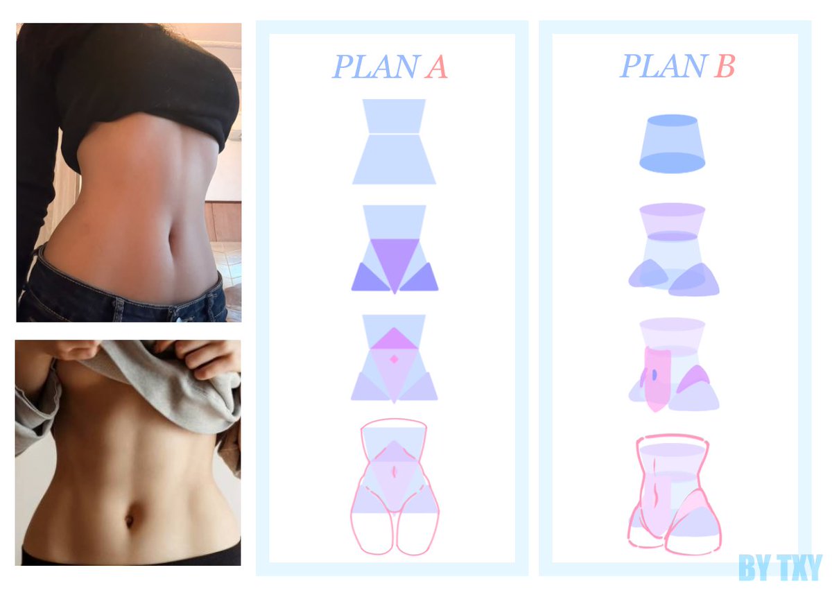 TXYowo's tweet image. Belly study #study