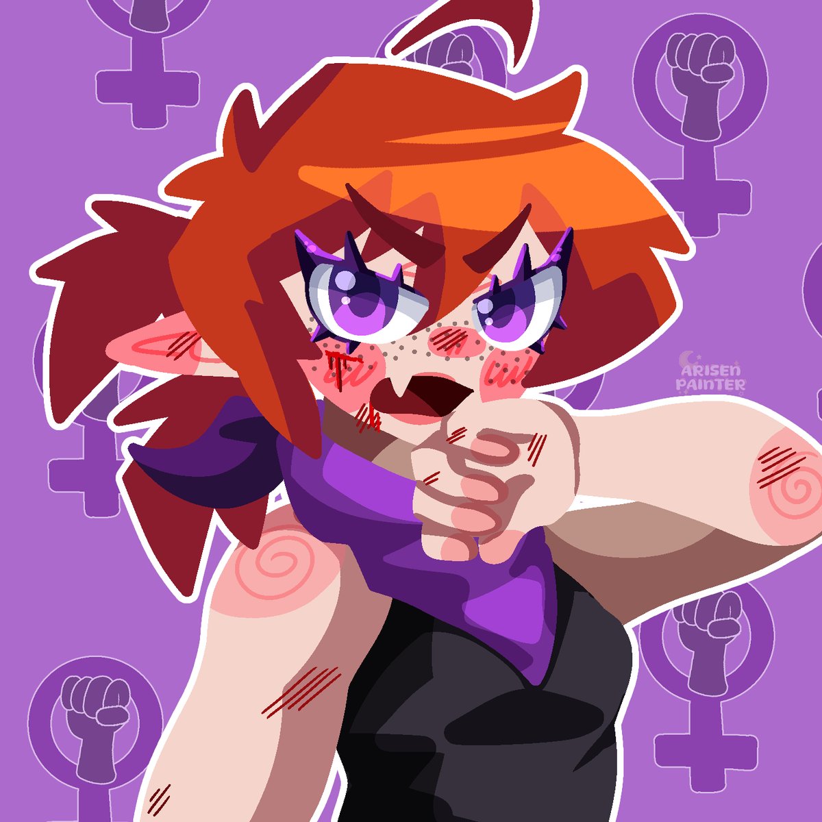 FerklayA's tweet photo. Female power is what will make this world better

#8M2026 #8Marzo #May8 #OC #Illustration #Diainternacionaldelamujer https://t.co/qlucIaaw1q