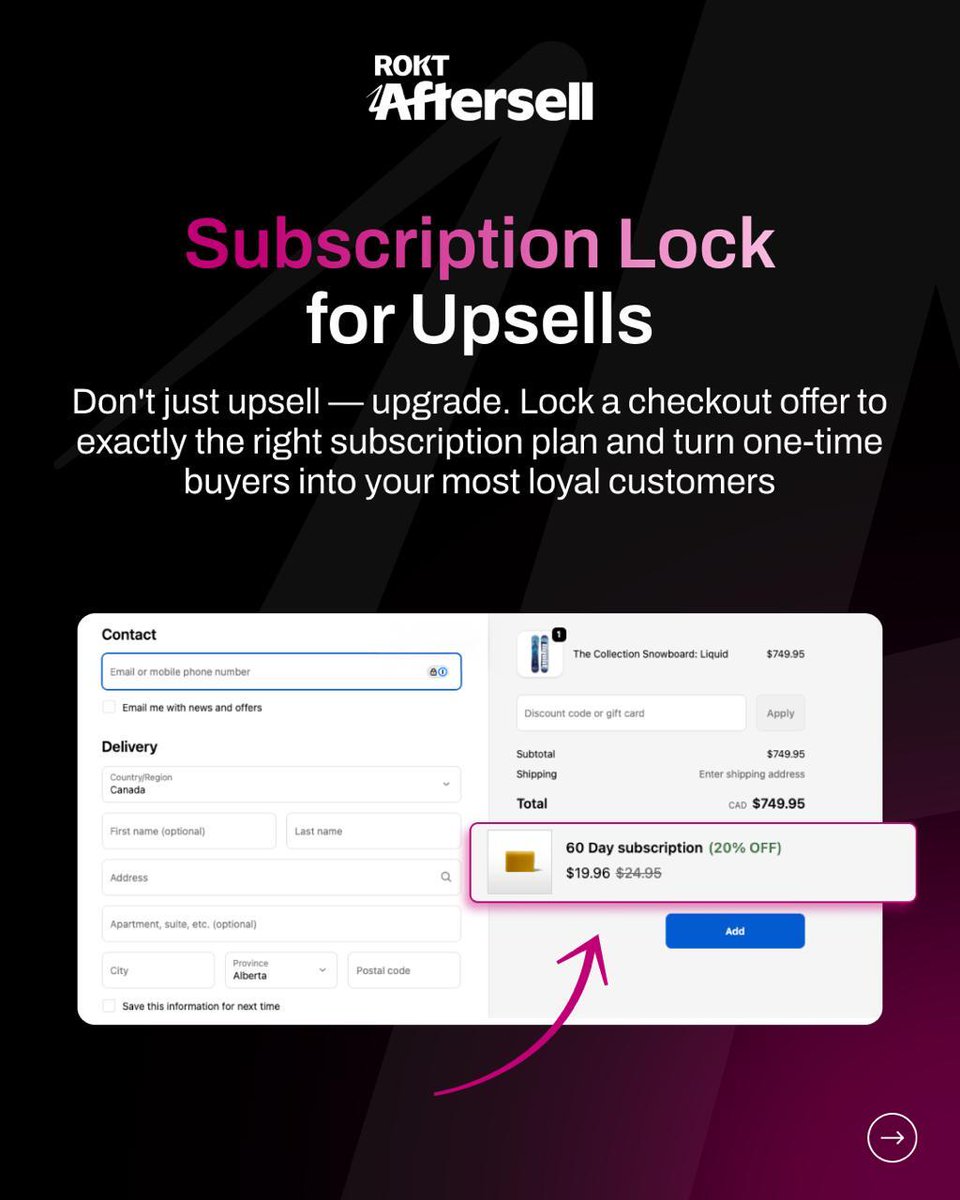 Rokt Aftersell tweet media