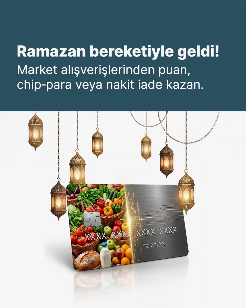 🛒🌙 Ramazan’da market alışverişi kazandırıyor!

💳 Bonus ile puan topla
💳 Axess ile chip‑para kap
💳 Hadi Kart ile nakit iade al

Tüm kampanyaları tek tek takip etmene gerek yok.
Sana en uygun kartları Hesapkurdu.com’da kıyasla, fırsatları yakala!

#HesapKurdu #Ramazan