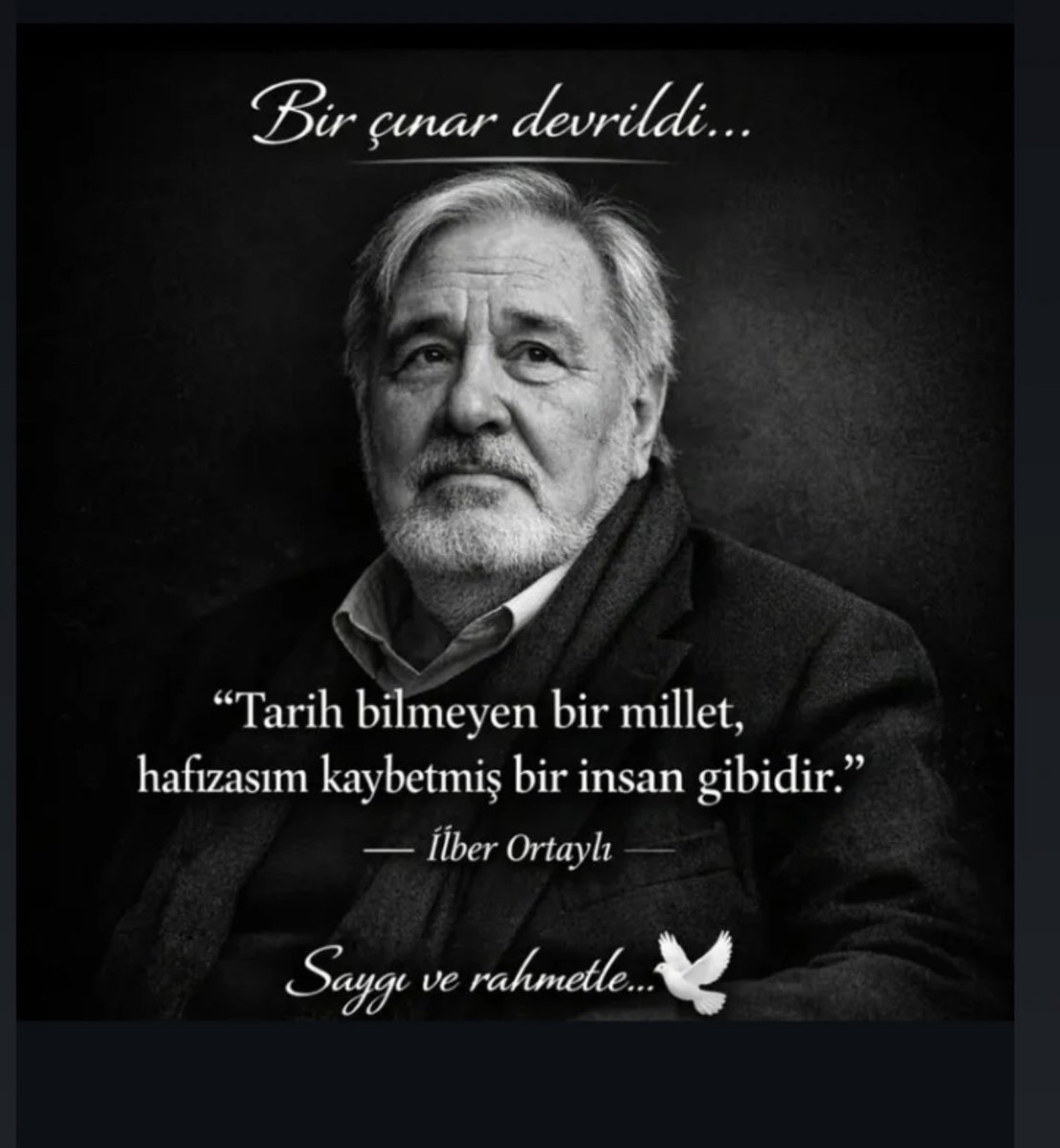 Rahmet ve minnetle #ilberortayli