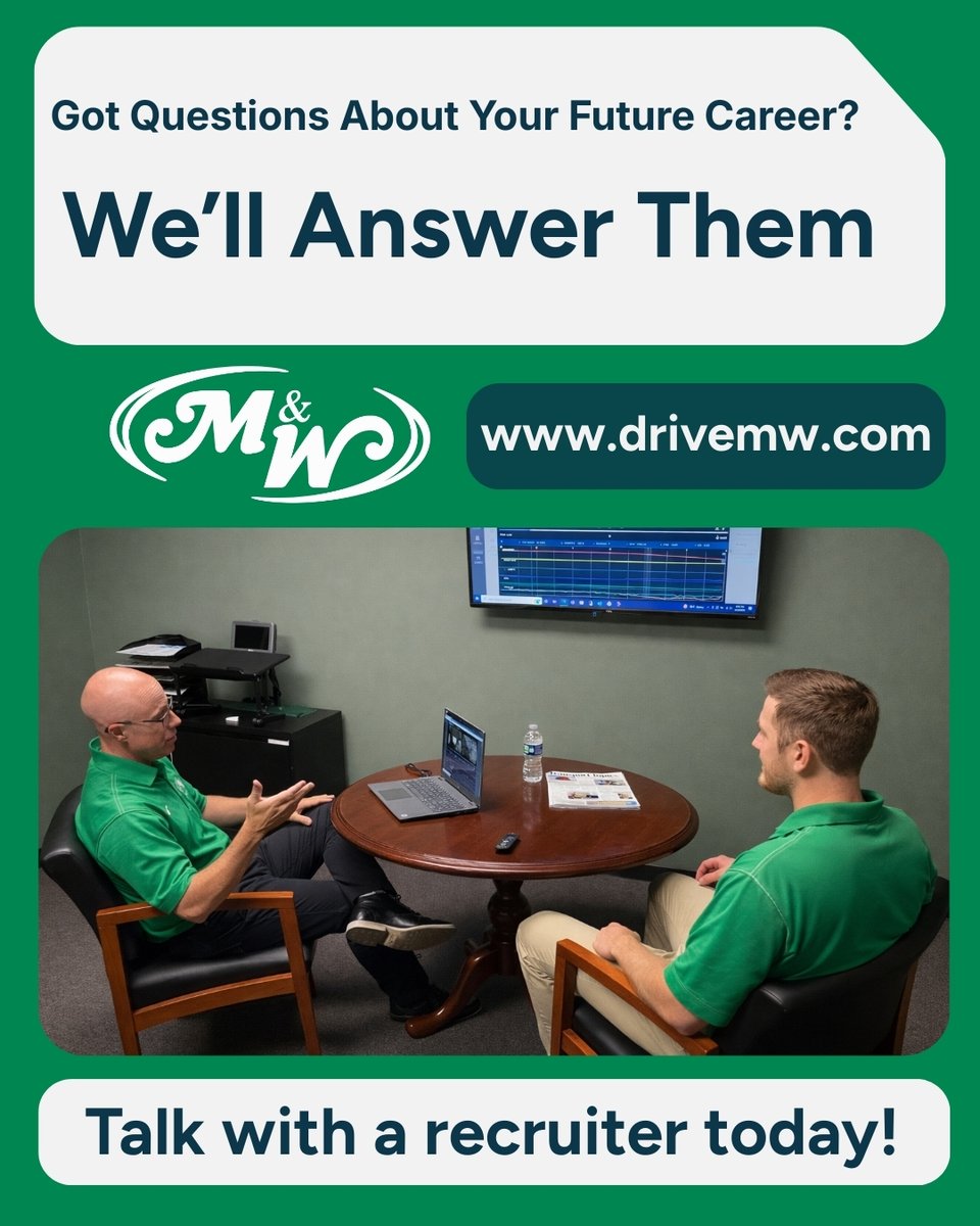 MWLG1973's tweet photo. Questions? We’ll answer them

Routes, Pay, Home time, Benefits,

Our recruiters are ready to give you the real details so you know exactly what to expect before you make a move

Talk with a recruiter today and see if M&amp;W is the right fit.

866-685-6282 - https://t.co/Fq1SdCIvS3 https://t.co/IWLq7hWfzo