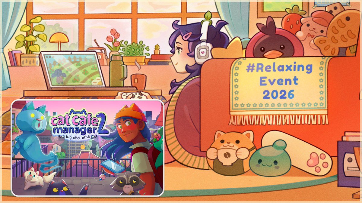 Cat Cafe Manager 2 😽☕ Wishlist on Steam! tweet media