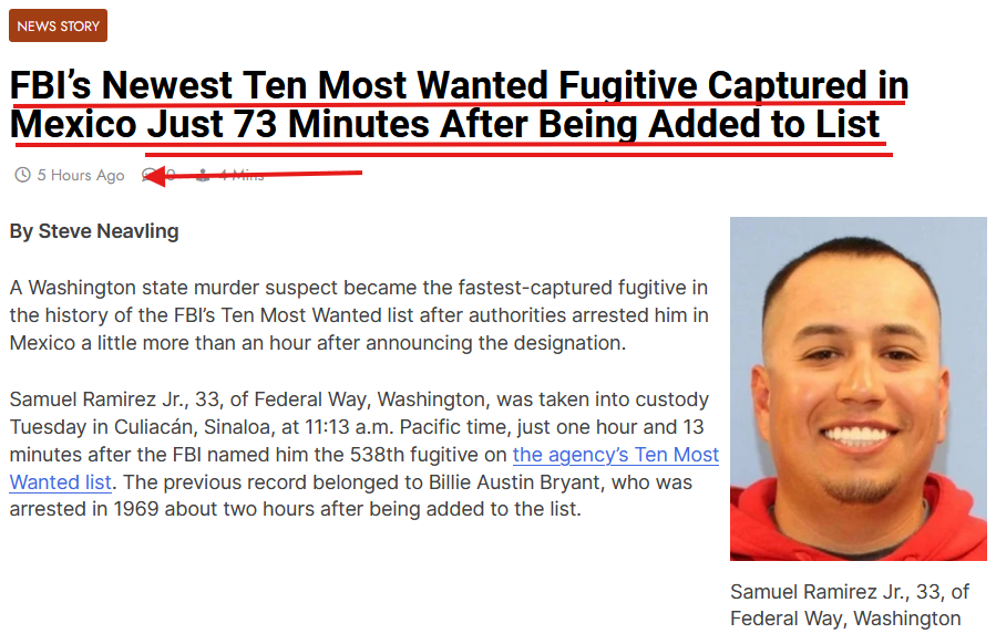 TheDebriefing17's tweet photo. ๐คFBI's Newest Top 10 Fugitive Captured in Mexico The #CleanupOp continues....@Homeranger17 https://t.co/FUuCzuc9cp