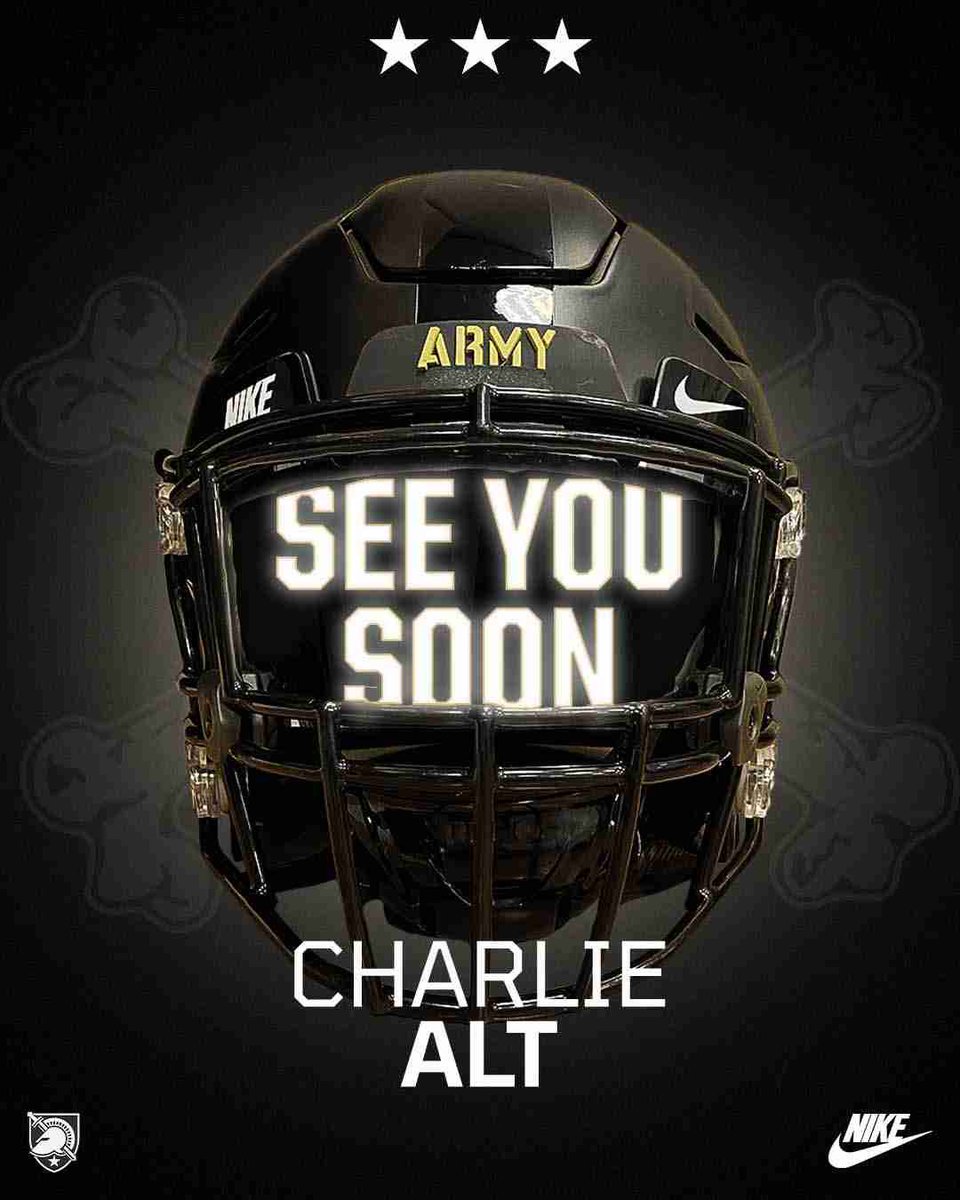 CharlieAlt2027's tweet photo. Excited to be up at West Point this weekend. Can’t wait to learn more about the culture and tradition of @ArmyWP_Football. Thank you @CoachASmith3 for the junior day invite. 
#GoArmy

@OHSBearsFB @RecruitThe0 https://t.co/0V5bGLVcbw