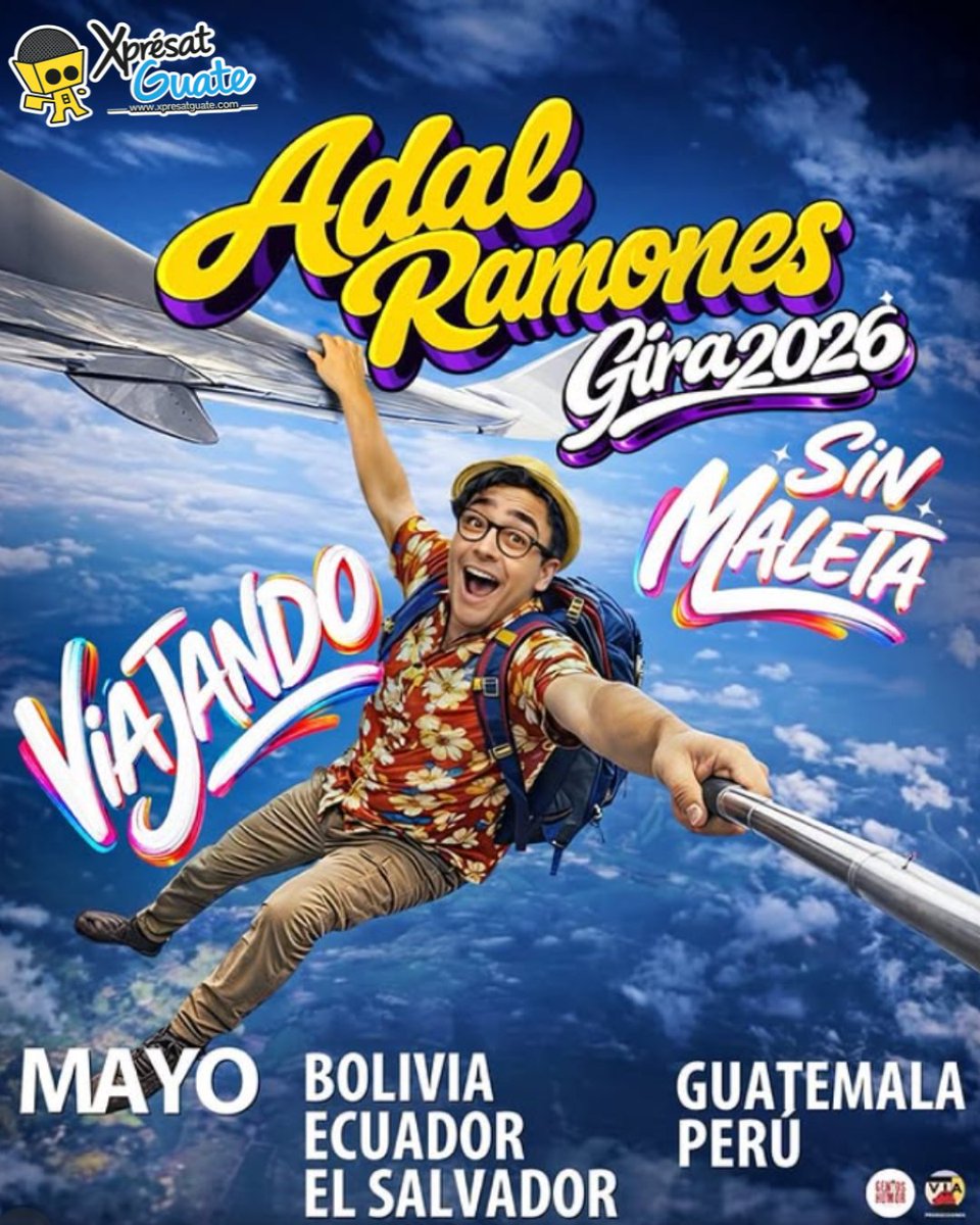 El comediante Adal Ramones llegará a Guatemala en mayo con su monólogo “Viajando sin maleta”

Prepárate para una noche llena de risas, anécdotas y un show interactivo que no te puedes perder.

 @mp5comunicacion
<a href="/asa_promotions/">Asa Promotions</a> 

#comedia #show #Guatemala