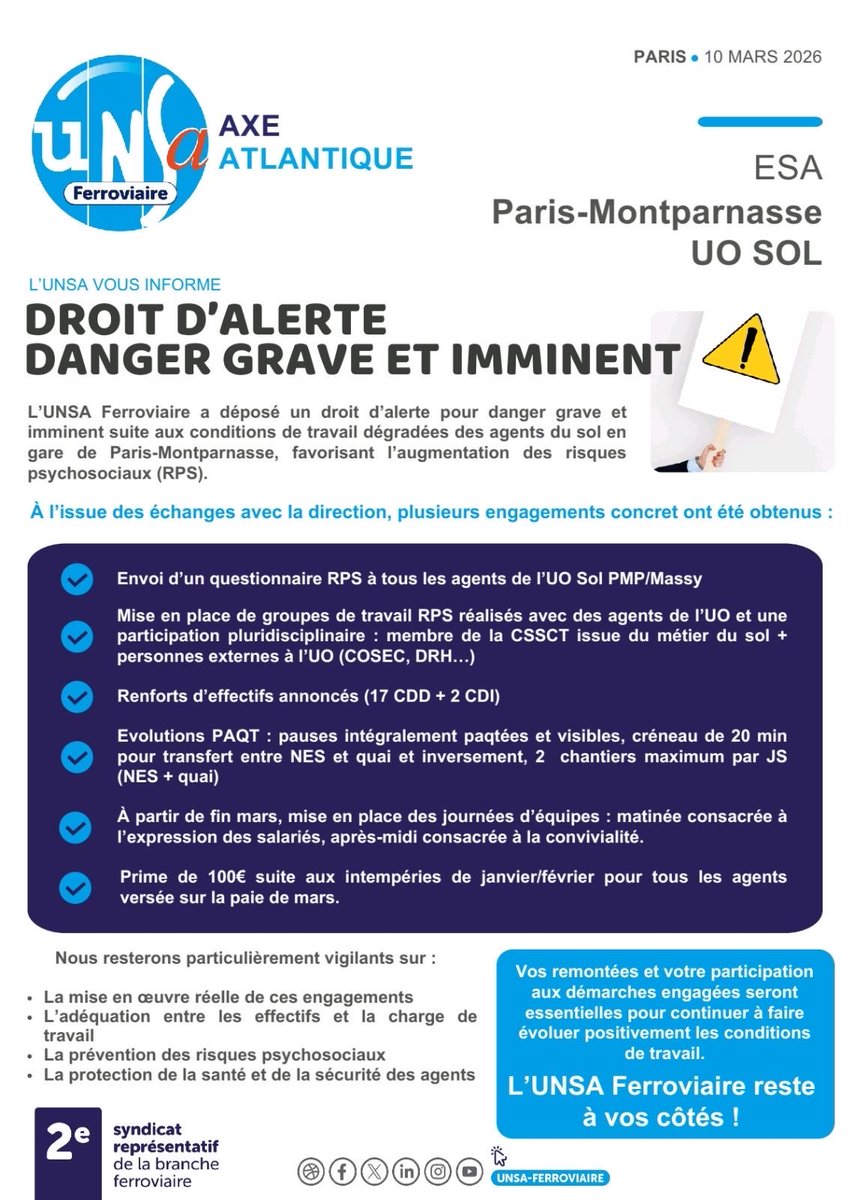 UNSA ferroviaire PRG tweet media