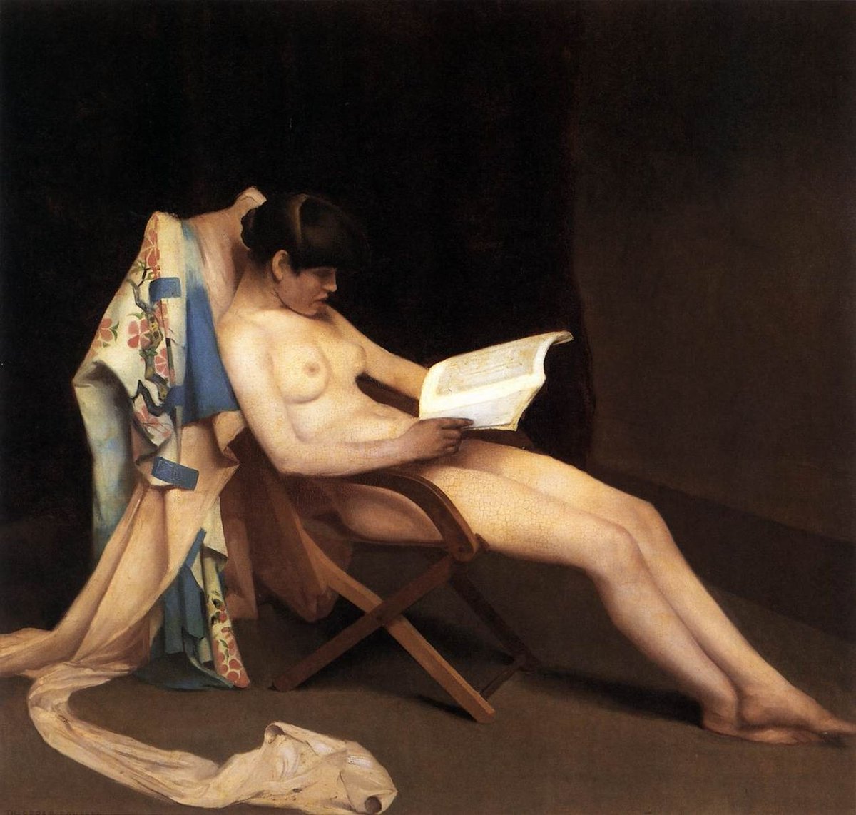 X_ArtGallery's tweet photo. Theodore Roussel - The Reading Girl https://t.co/lUj3MqCI4l