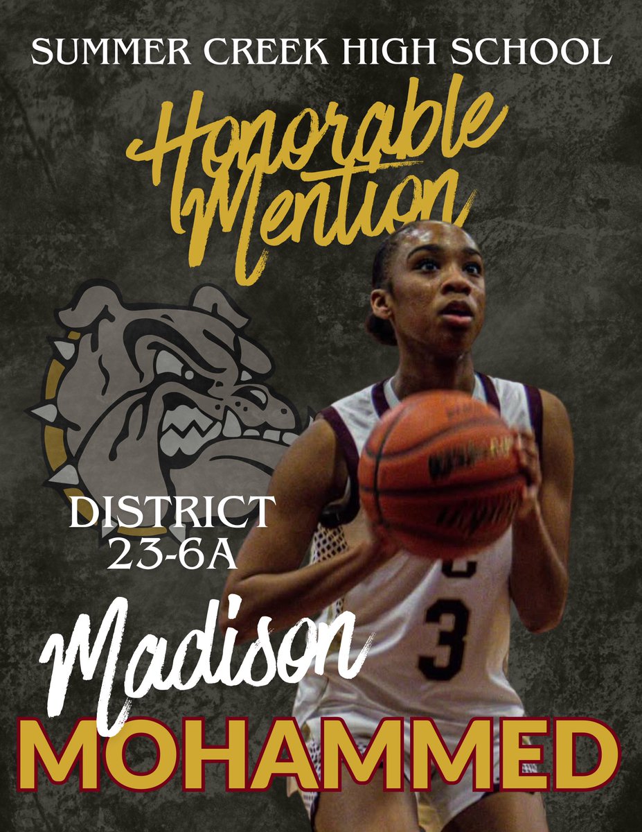 sc_ladyhoops's tweet photo. Congratulations to these Lady Bulldogs for being named as Honorable Mention for the 2025-2026 year. 🏀🏀🏀 https://t.co/mkCJlUylsj