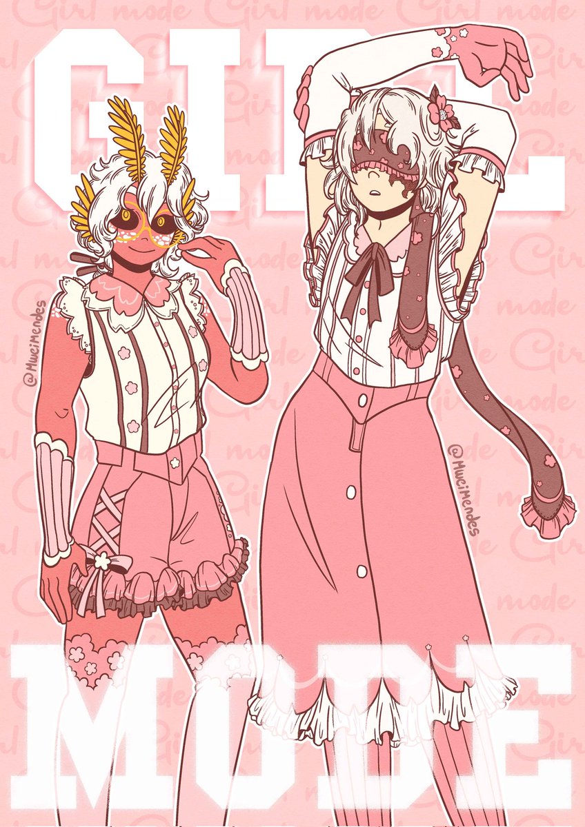 For a while I wanted to draw my oc's in these :3 
They are both gender nonconforming and I do want to draw them in masc clothes as well!
#originalcharacters #OC