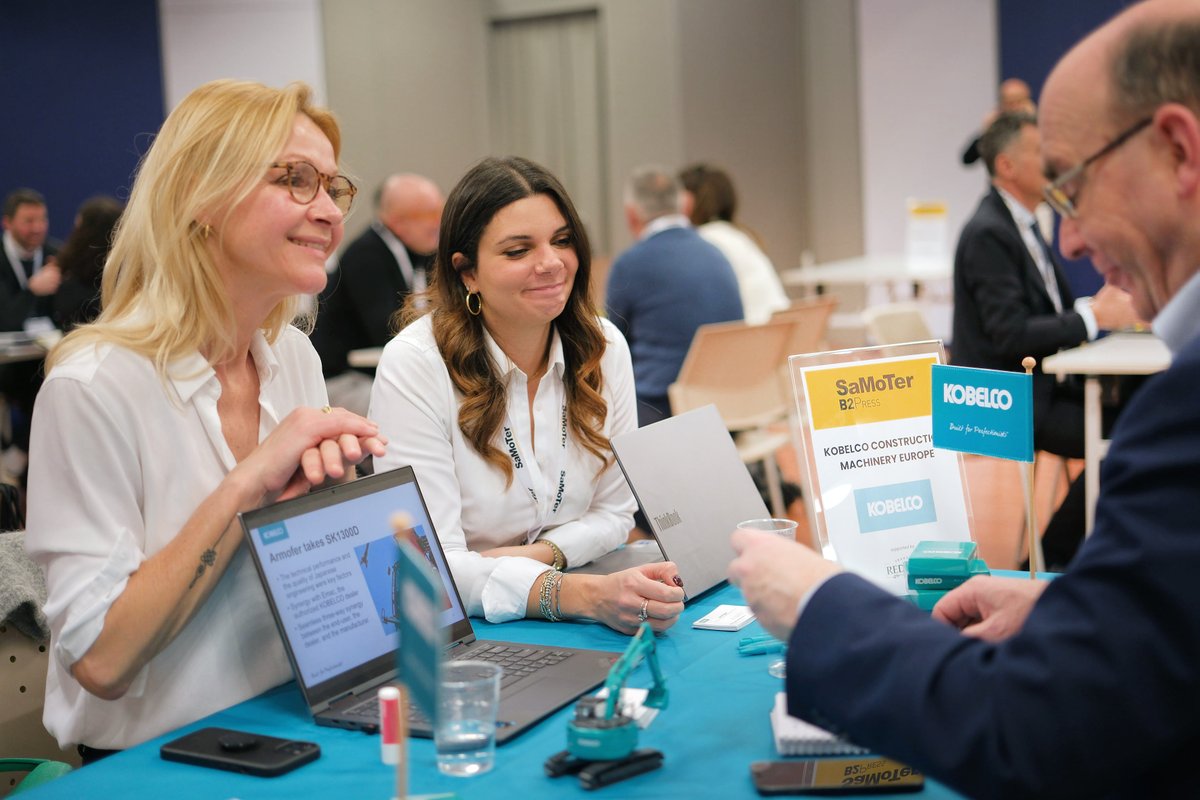samoterverona's tweet photo. The SaMoTer B2Press kicked off the journey to the 32nd International Construction Equipment Exhibition.

Exhibitors and trade press previewed innovations, automation, sustainability, and digitalization shaping the future of construction equipment.

See you in Verona, 6–9 May 2026 https://t.co/Ydo6AdRkic