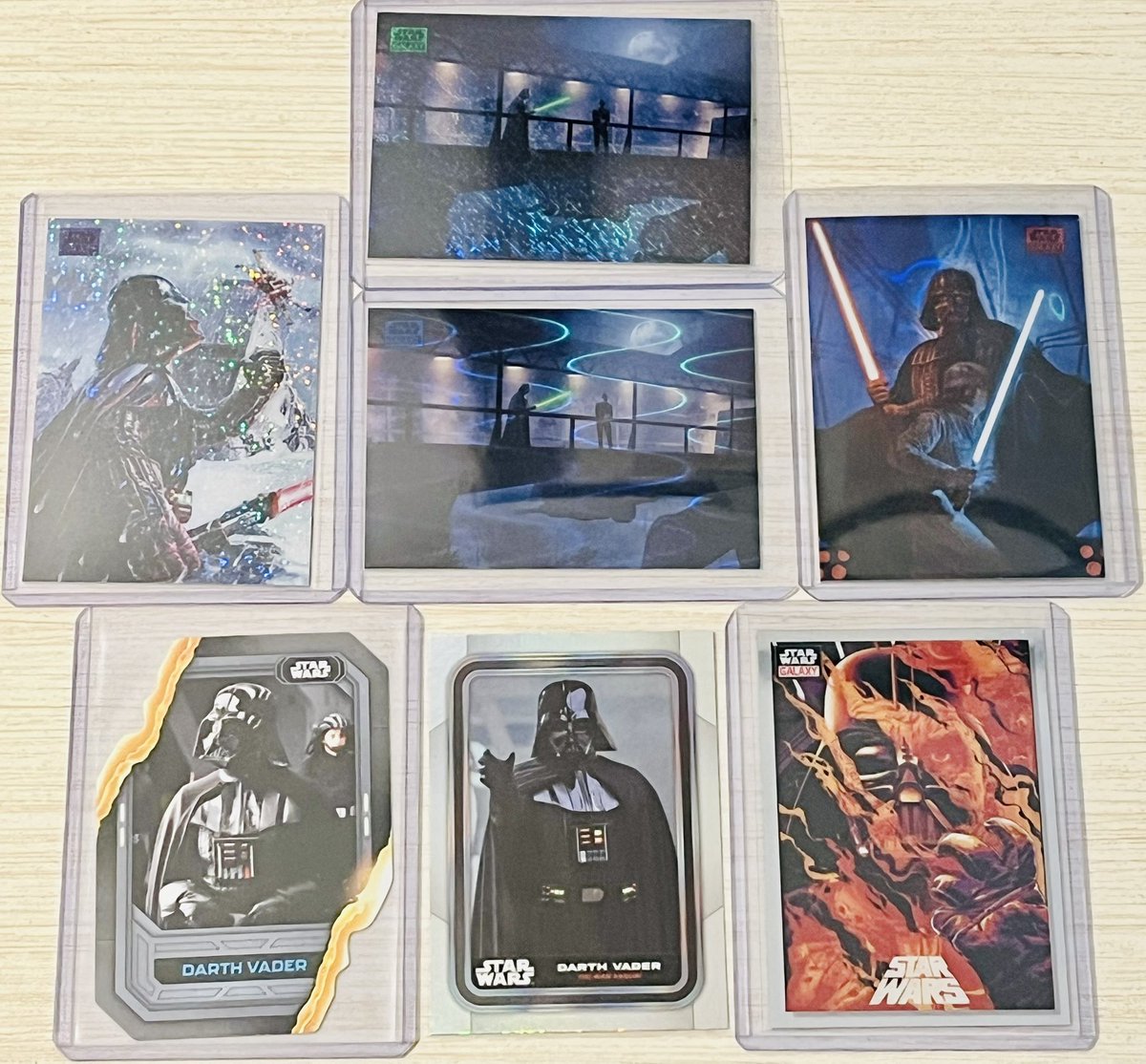 Mdotmoore420's tweet photo. Got some Star Wars in the mail today too! Super cool Vader cards! 🔥 
Thank you again @JBMStarWars for feeding my addiction! 😂 https://t.co/m16O8MJwTs