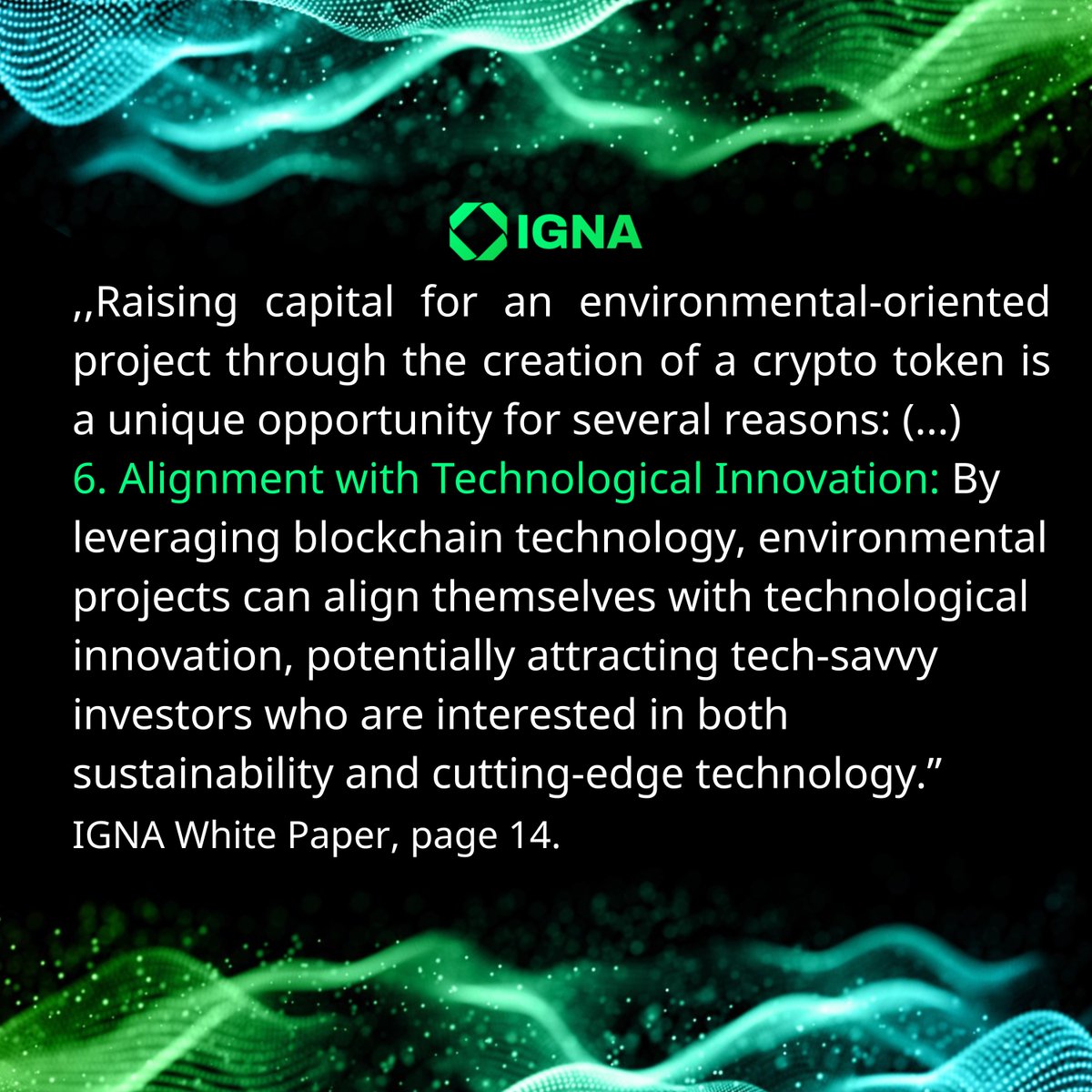 Not all crypto is built on hype.
Some projects are built on real infrastructure and real production. 🏭🧑‍🏭
Discover the idea behind the IGNA Project. 🌎
Read the White Paper on our website.

#DeFi #IGNATOKEN #WhitePaper
