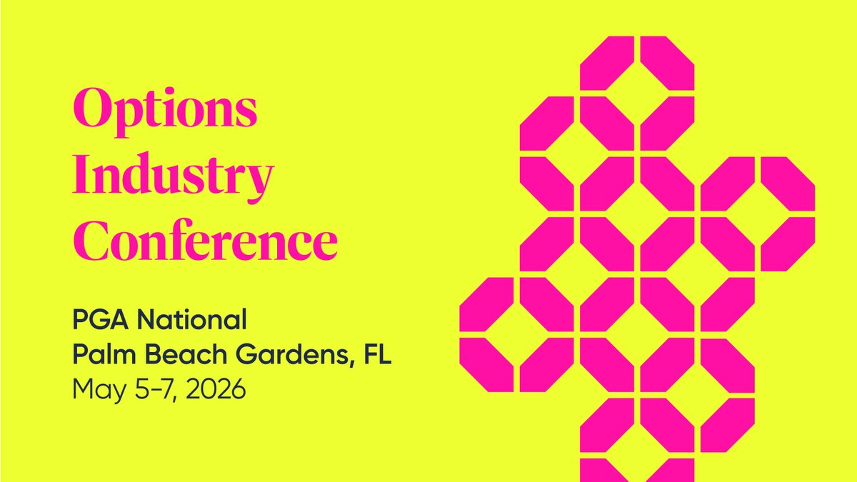 Options Industry Conference tweet media