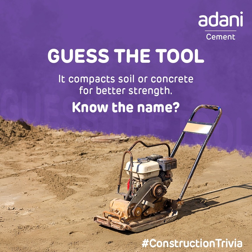 ACCLimited's tweet photo. Can you identify this essential construction tool?
Share your answers in the comment section, and tag 3 of your friends to see if they can solve this too!
#ThisIsAdaniCement #BuildingNationsWithGoodness #GrowthWithGoodness #ConstructionTrivia https://t.co/AjYVNyoaPk