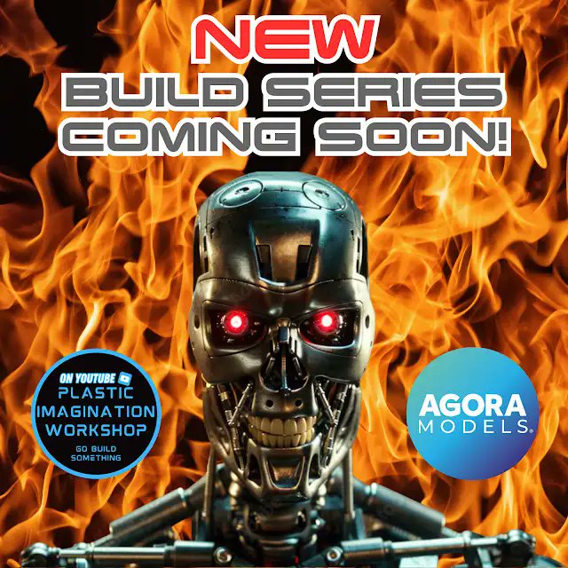 piwytc's tweet photo. Tomorrow we start building the T-800… at 1:2 scale.

Huge thanks to Agora Models for this incredible project.

Episode 1 drops Saturday on Plastic Imagination Workshop.

Are you in? - Go Build Something!

#T800 #Terminator #ModelBuilder #AgoraModels https://t.co/yBE6SILR00