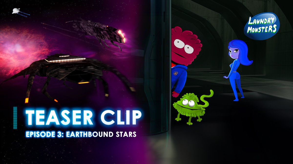 🚀 Spaceship Chase in the Sambacoa Nebula | Laundry Monsters Development Animatic

“Now I will show you why nobody ever leaves the Sambacoa Nebula alive!”
— Gloch, Commander of the Zorgon Empire

▶ Watch the teaser clip (YouTube playlist):

youtube.com/watch?v=0btTXR…