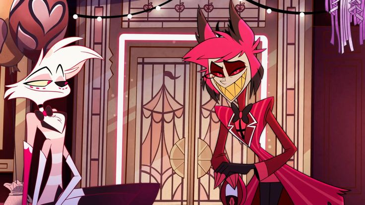 La idea de que Alastor y Angel sean amigos me parece divertida aunque Alastor finja que no le agrada. Alastor le pide consejos a Angel (para coquetear o complacer a Charlie) y es gracioso porque Angel es muy explícito. Sin embargo tienen sus momentos serios y de apoyo.