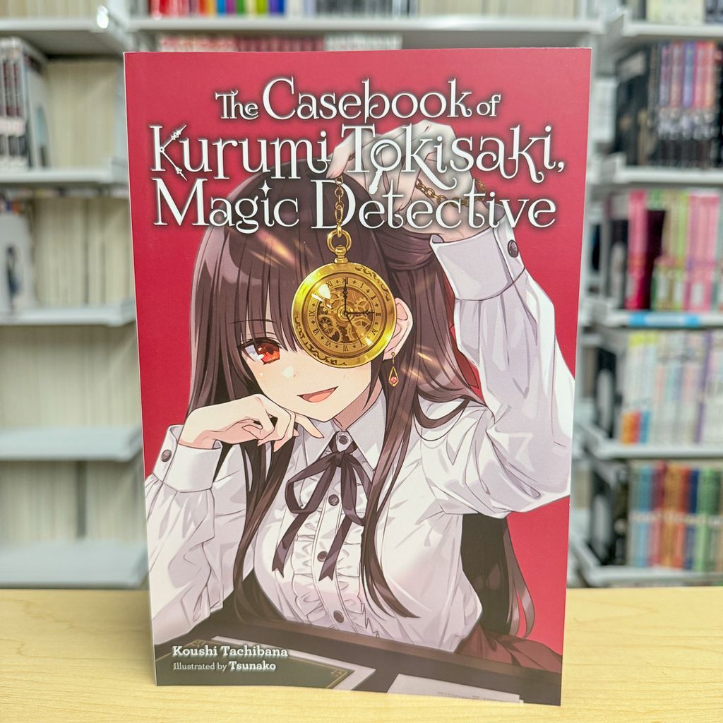 yenpress's tweet photo. Kurumi's on the case! 🔍️ 

After dozens of powerful items are stolen, supernatural crimes begin happening all over Tengu City. Luckily, one girl can solve them all: magic detective Kurumi Tokisaki!

📖 Casebook of Kurumi Tokisaki, Magic Detective (light novel)
🔗 Order Casebook here: https://t.co/7IuCRr657x