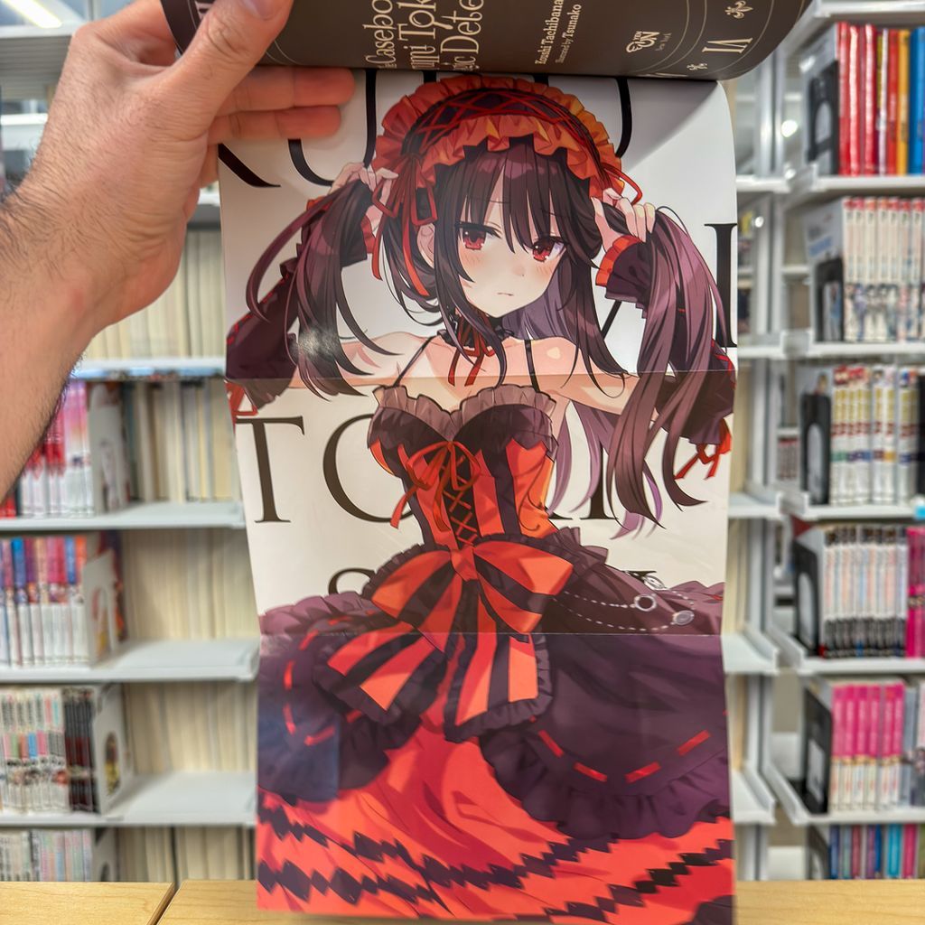 yenpress's tweet photo. Kurumi's on the case! 🔍️ 

After dozens of powerful items are stolen, supernatural crimes begin happening all over Tengu City. Luckily, one girl can solve them all: magic detective Kurumi Tokisaki!

📖 Casebook of Kurumi Tokisaki, Magic Detective (light novel)
🔗 Order Casebook here: https://t.co/7IuCRr657x